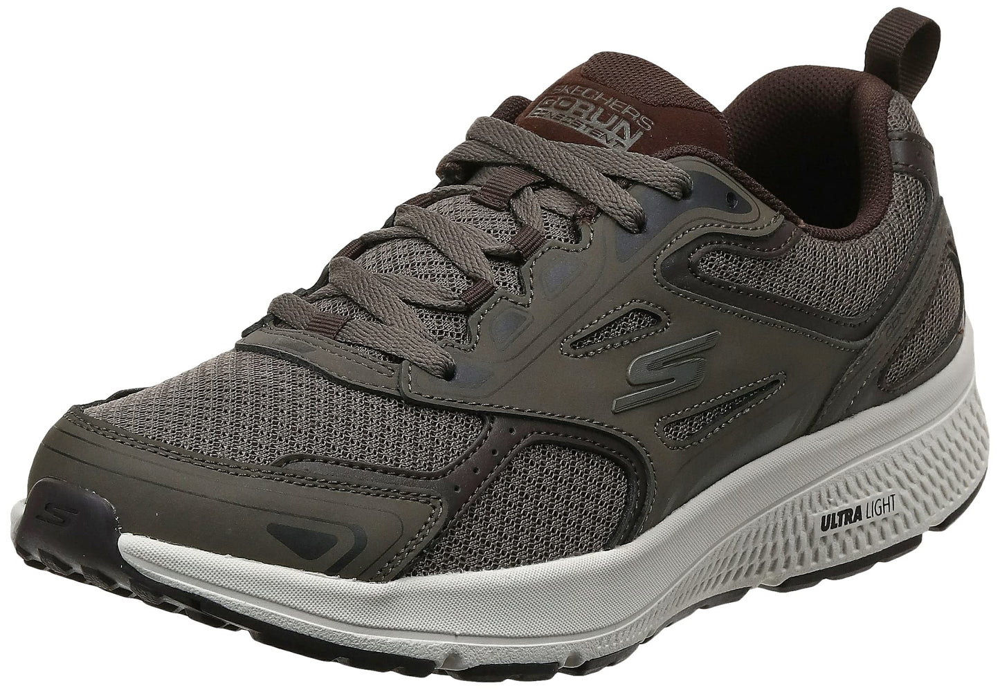 Skechers mens Go Run Consistent - Performance Running & Walking Shoe Sneaker, Brown, 9.5 US