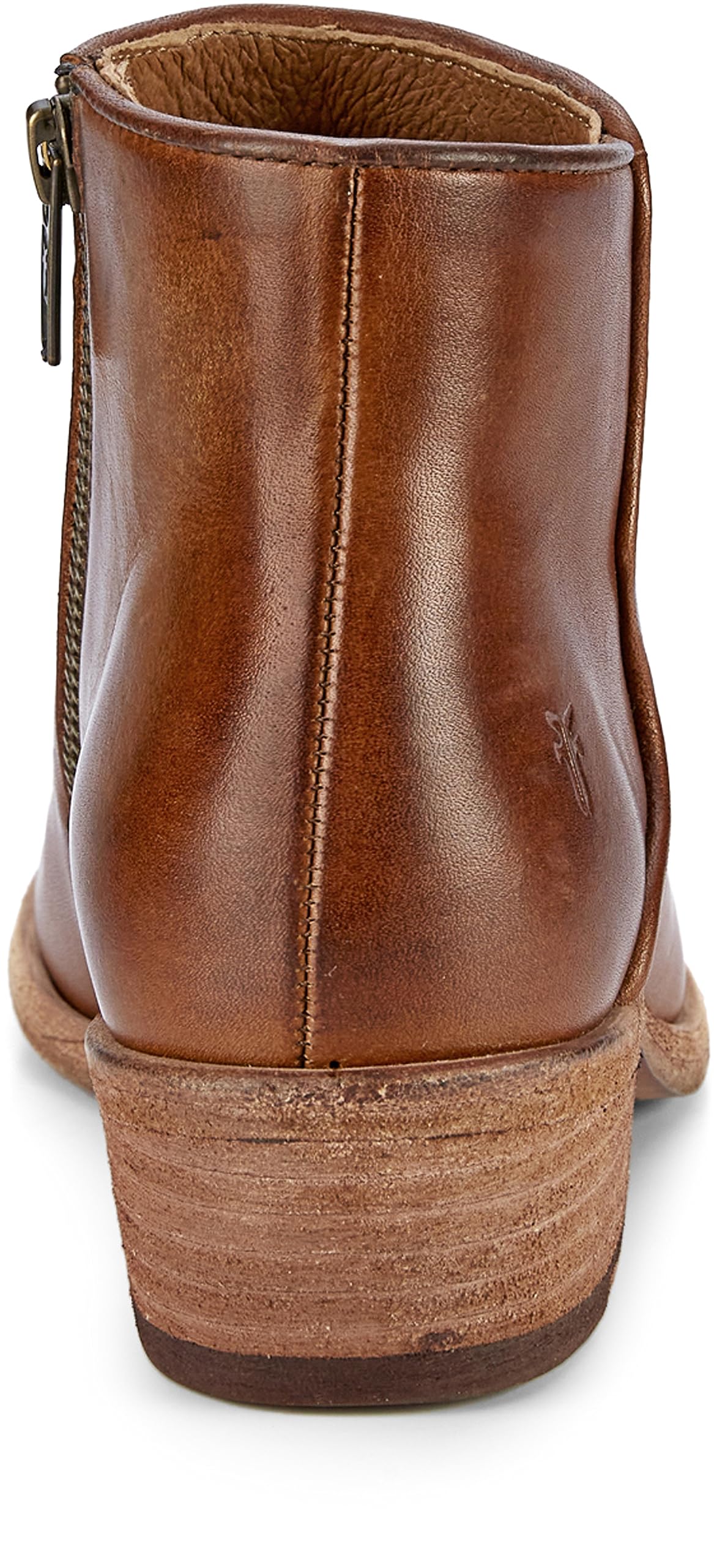 Frye Carson Piping Booties for Women Made from Soft Full-Grain Leather with Signature Western-Inspired Piping Detail and Supple Leather Lining – 4” Shaft Height, Caramel - Avalon - 6.5M