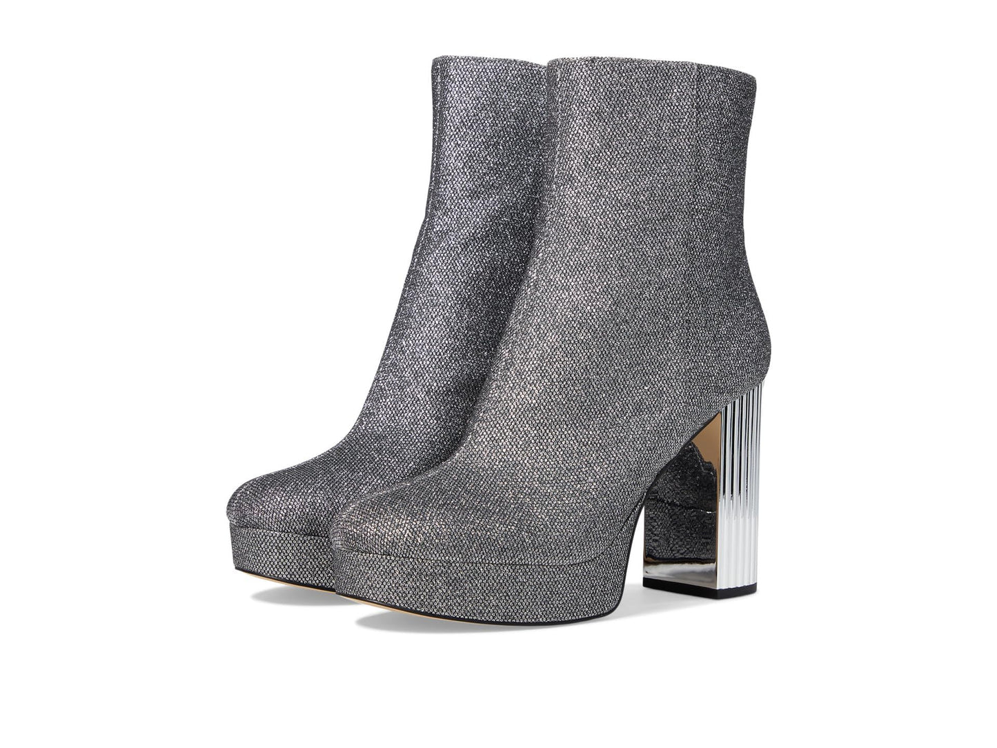 Michael Kors Porter Platform Bootie Silver 9 M