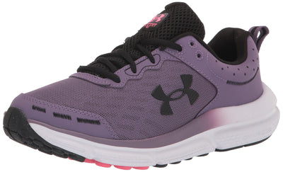 Under Armour Women's Charged Assert 10 D, (500) Retro Purple/Retro Purple/Black, 7.5, US