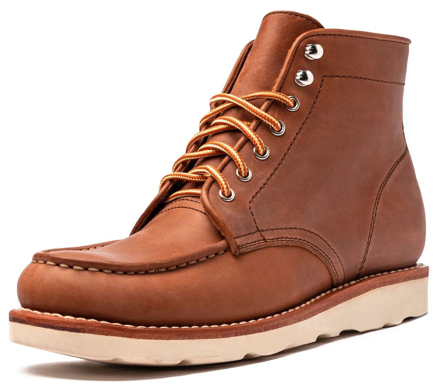 Thursday Boot Company Men's Diplomat Moc Toe Leather Boot, Harvest, 14