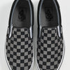 Vans Classic Slip On Unisex Sneakers, Black/Pewter Checkerboard, 13 US Women/11.5 US Men