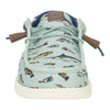 HEYDUDE Wally Marlin Cloud Blue/Sargasso Blue Size 9, Men’s Shoes, Men's Slip-on Loafers, Comfortable & Light-Weight