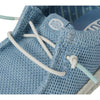 HEYDUDE Boy's Toddler Wally Stretch Sox Slip On Shoe, Cloud Blue/Dawn Blue Size 8 | Lightweight Easy On Casual Shoe