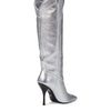 Stuart Weitzman Outwest 100 Boot Silver 11 B