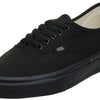 Vans Womens Authentic Canvas Lace Up Sneakers Casual Plimsolls Shoe - Black/Black - 11