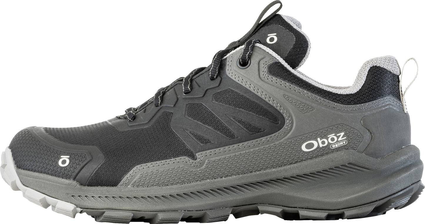Oboz Women's Katabatic Low B-Dry Waterproof Hiking Shoe, Black Sea, 7.5