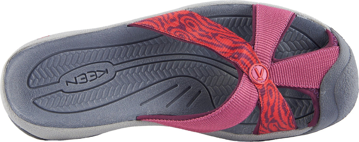 KEEN Women's Bali Slip On Closed Toe Flip-Flops, Red Violet/Boysberry, 11