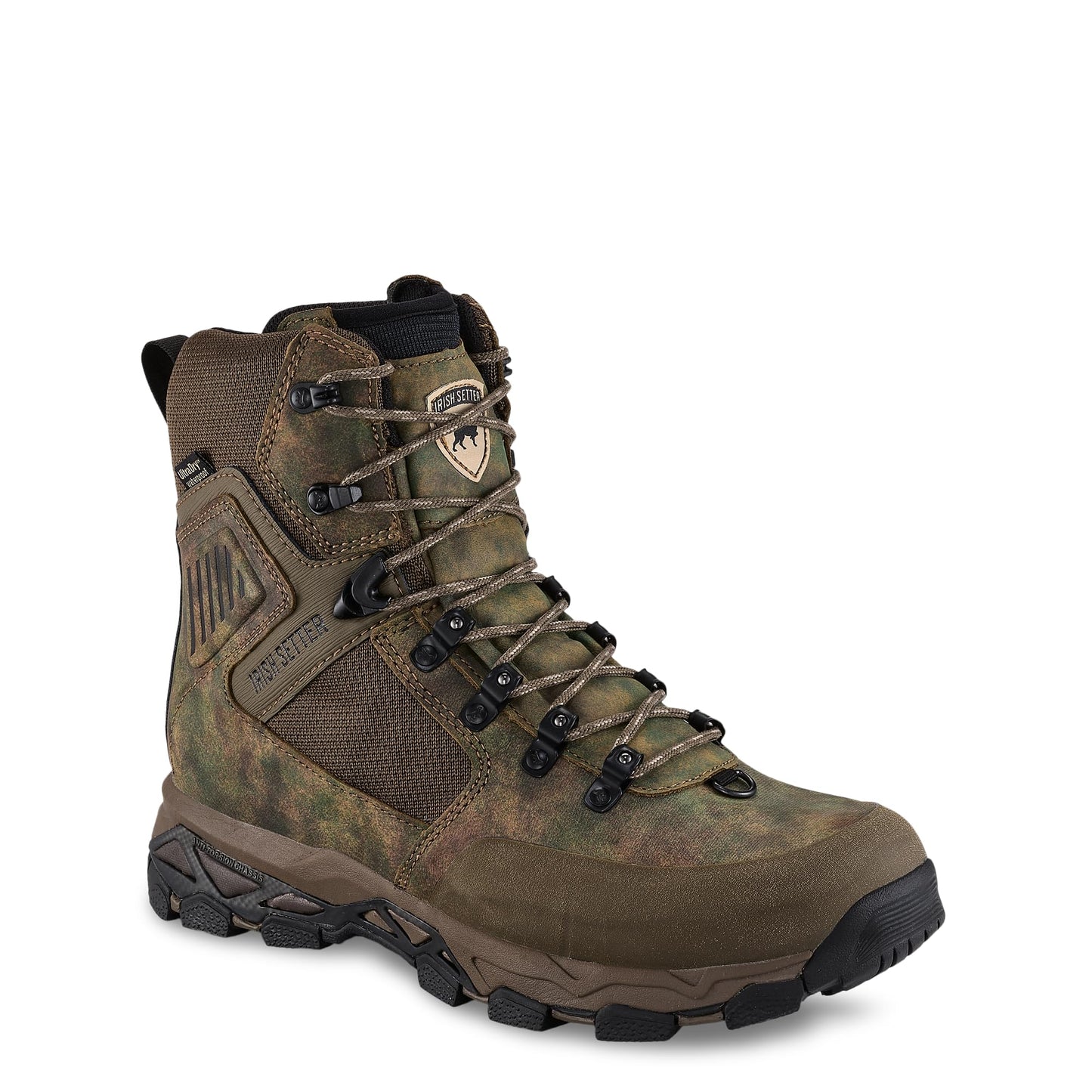 Irish Setter, Pinnacle, Men’s, 9", Waterproof, Hunting Boot, Earth Field Camo, 12 D (Medium)