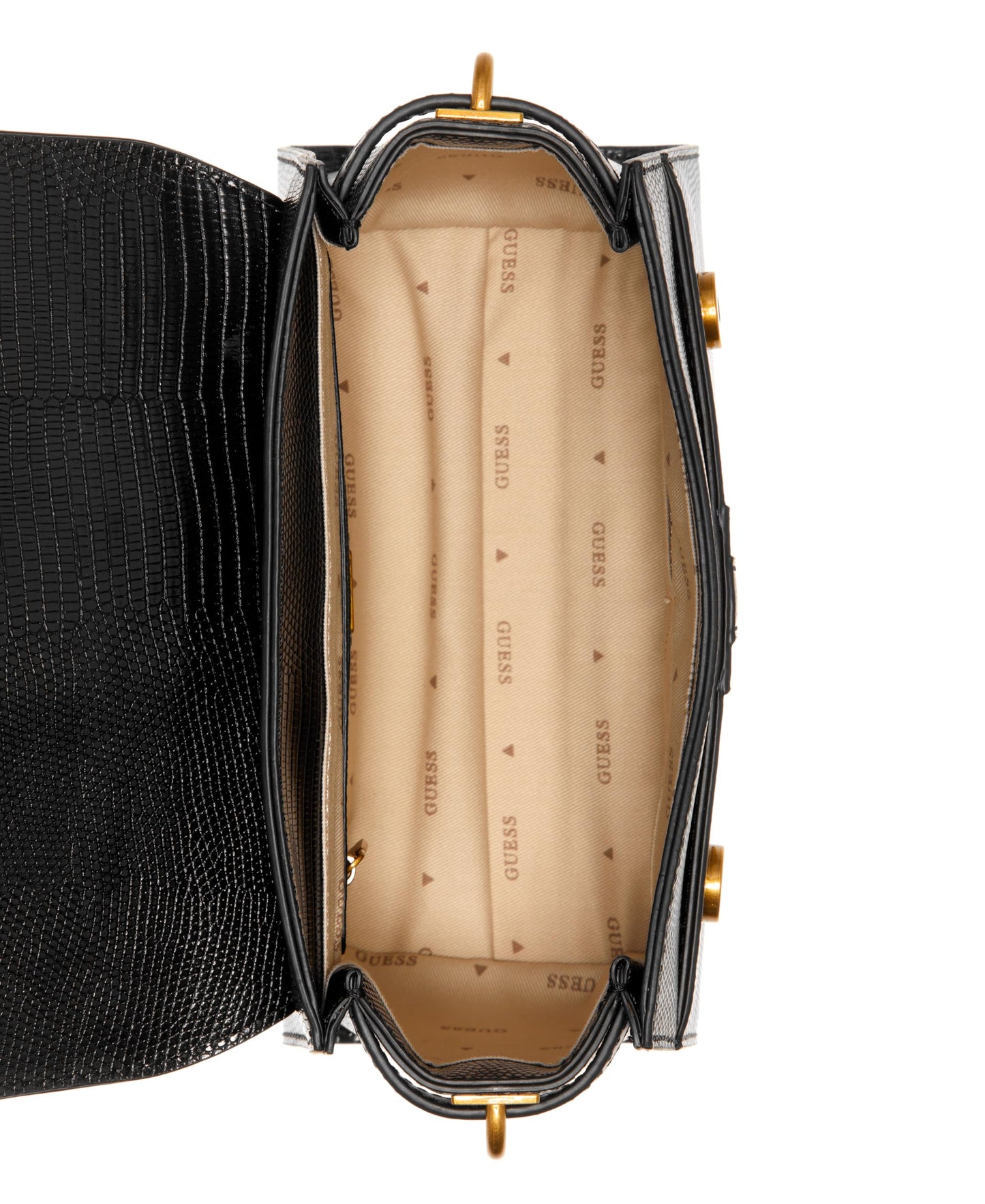 GUESS Ginevra Top Handle Flap, Black