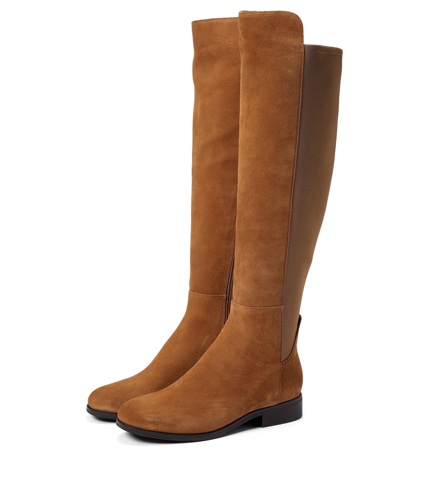 Cole Haan Izzy OTK Boot Light Whiskey Suede 6.5 B (M)