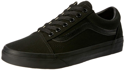 Vans Adult Old Skool Core Classics, Black/Black size 12 men's