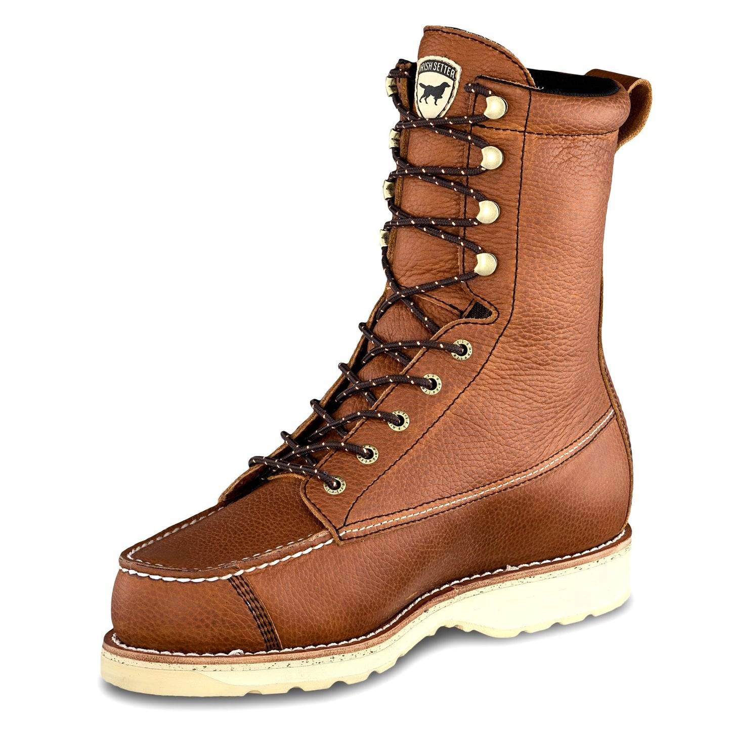 Irish Setter, Wingshooter, Men’s, 9", Waterproof, Hunting Boot, Amber/White, 9 B (Narrow)