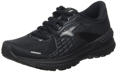 Brooks Men's Adrenaline GTS 21 Running Shoe - Black/Black/Ebony - 14