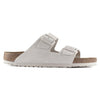 Birkenstock Arizona Soft Footbed (Unisex) - Suede Antique White Suede, EU 37 (6-6.5US)