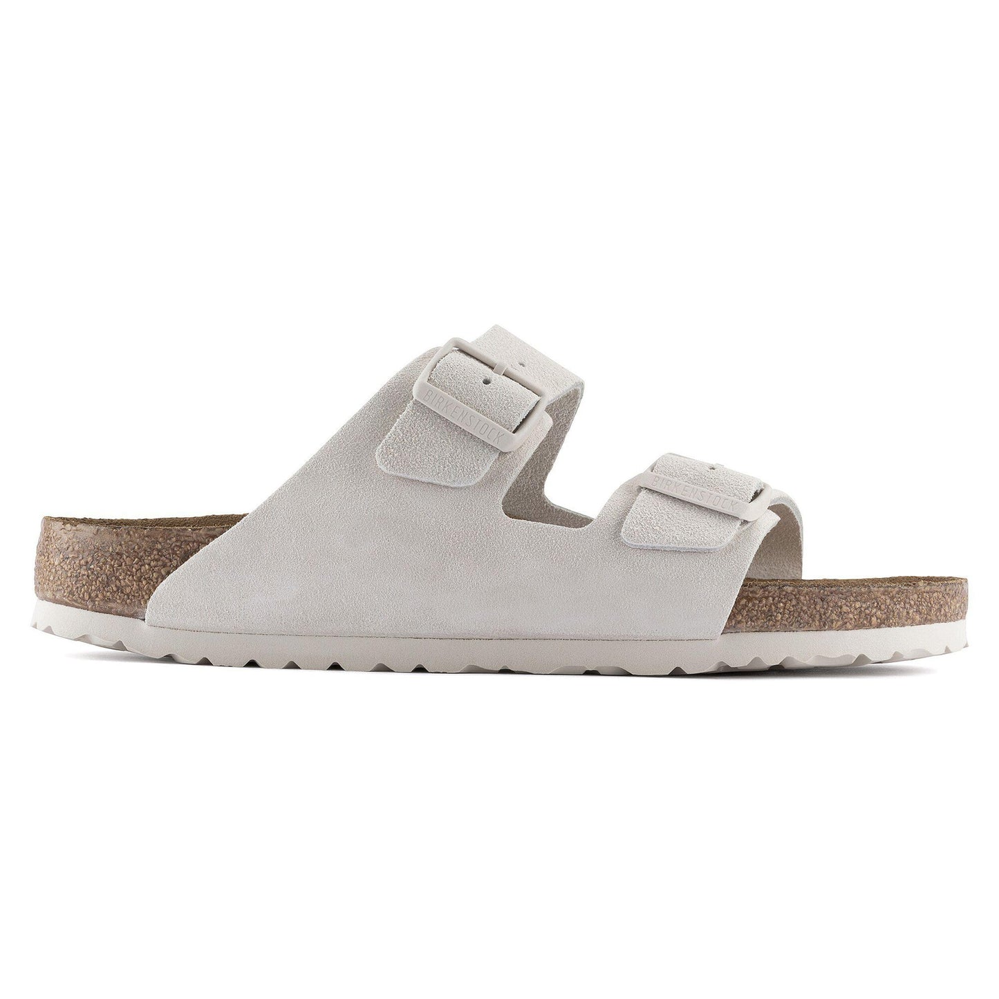 Birkenstock Arizona Soft Footbed (Unisex) - Suede Antique White Suede, EU 37 (6-6.5US)