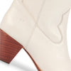 Frye Women's June Western, White - 8.5M