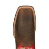 ARIRC Womens Round Up Ryder Western Boot Sassy Brown 7 Wide