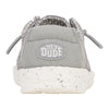 HEYDUDE Kid Wally Stretch Sox (Little Kid/Big Kid) Grey 7 Big Kid