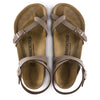 Women's Birkibuc Yara Leather Sandal in Mocha by Birkenstock