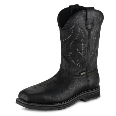 Irish Setter, Kittson, Men's, 11", Waterproof, Steel Safety Toe, Work Boot, Black, 8.5 EE (Wide)