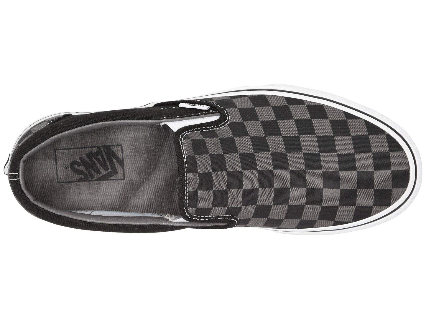 Vans U Classic Slip-On, Unisex-Adult Trainers, Black Pewter Checkerboard, 9 UK
