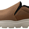 Skechers Men's GO Walk Evolution Ultra-Impeccable Sneaker, Brown/Black, 10.5 X-Wide