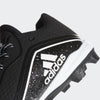 Adidas Mens Icon V Md Baseball Shoes Black/White 7.5