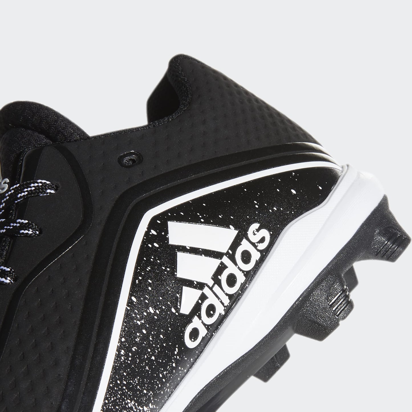 Adidas Mens Icon V Md Baseball Shoes Black/White 7.5