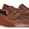 Cole Haan Men's Zerogrand Remastered Penny Loafers, Woodbury Stamped/Ancient Scroll, 9-M US
