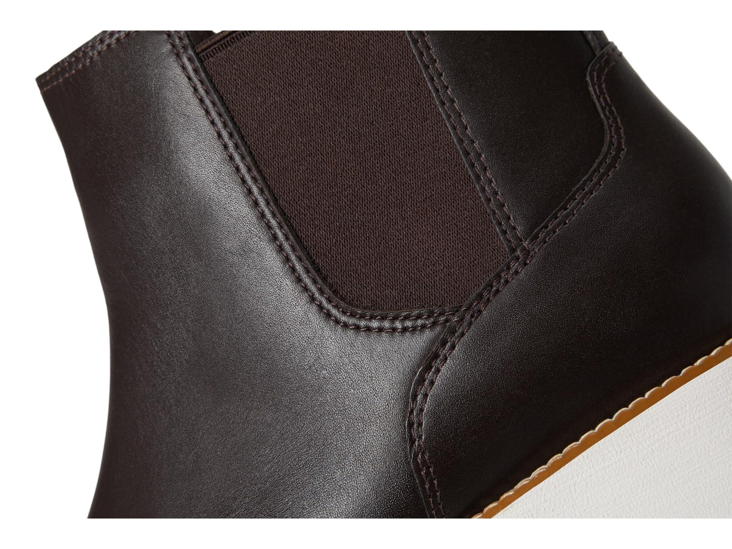 Cole Haan Women's Zerogrand City Wedge Boot Fashion, Dark Chocla/Ivory Waterproof, 10