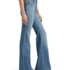 Lauren Ralph Lauren Women's Petite High-Rise Flare Jean Mirabeau Wash 4