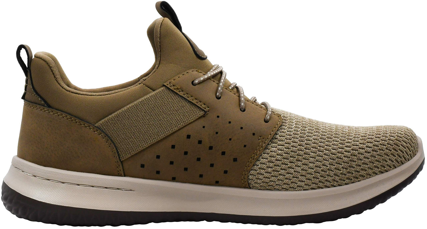 Skechers Men's Classic Fit Delson-Camben Khaki Sneaker 9 M US