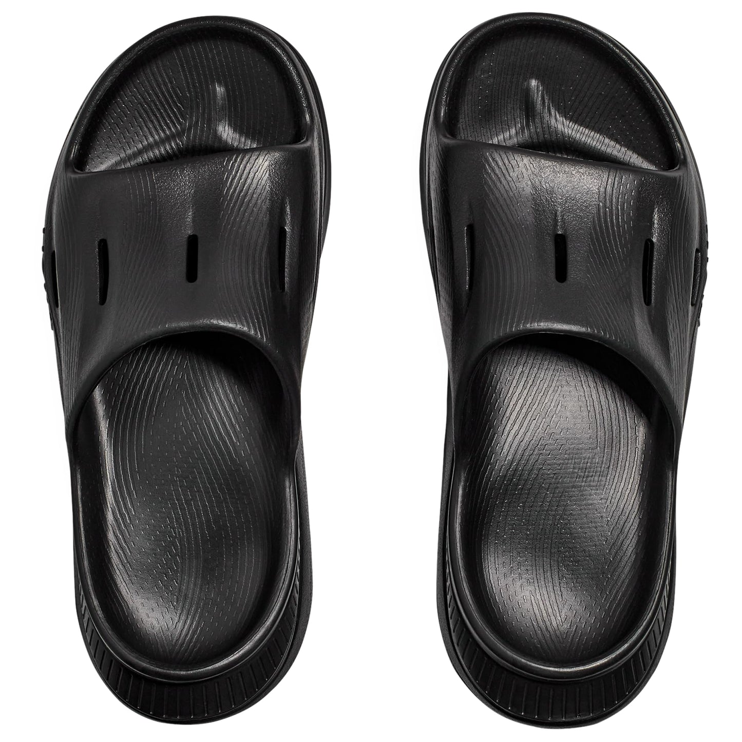HOKA ONE ONE Unisex-Adult Ora 3 Recovery Athletic Comfort Sport Slides For Joint Pressure Relief & Plantar Fasciitis (Black, US Footwear Size System, Adult, Women, Numeric, Medium, 13)