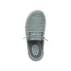 HEYDUDE Wendy Sport Mesh Loafers for Kids Girls Textile Upper Two-Eyelet Lace Closure Slip-on Style