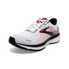 Brooks Women's Ghost 13 Running Shoe - White/Pink/Black - 12 Medium