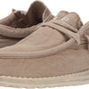 Hey Dude Mens Wally Washed Loafer, Chestnut, Size 10