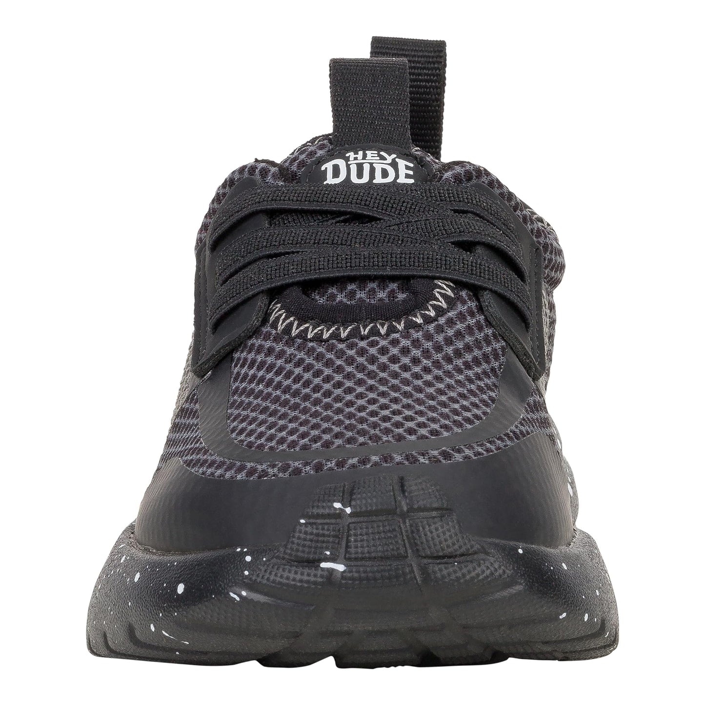HEYDUDE Men's Kid Sirocco Play Varsity (Toddler), Black/Black, 7 Medium