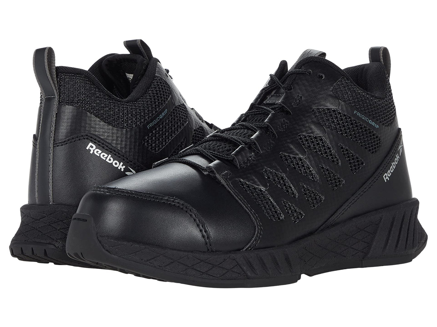 Reebok Men's Floatride Energy Frigid Grip Tactical Mid Boots Black 10 E - Wide