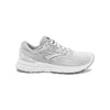 Brooks Womens Adrenaline GTS 19 Running Shoe - White/White/Grey - D - 10.5