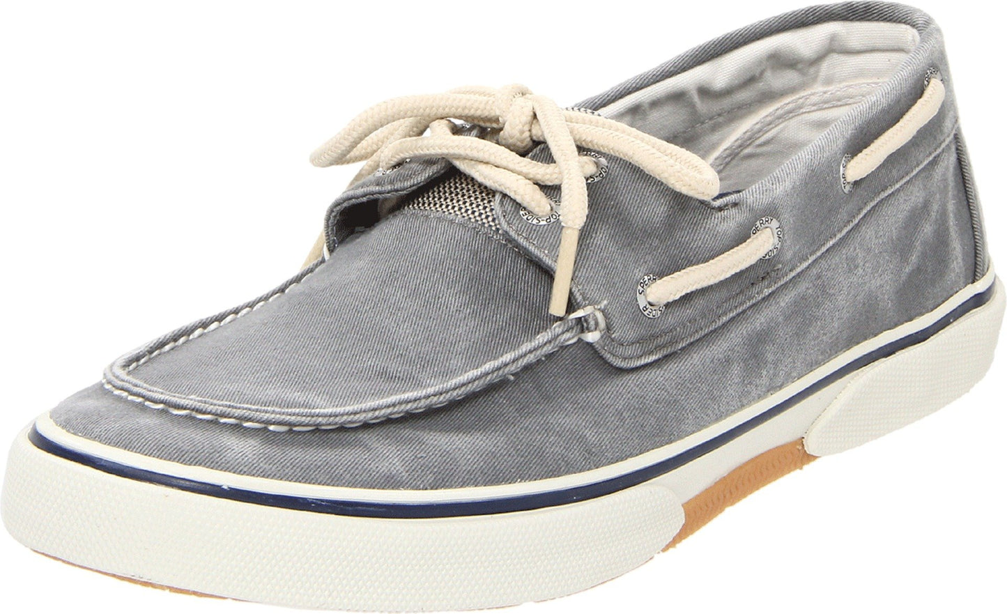 Sperry Halyard 2-Eye Salt Washed Grey 7