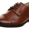 Florsheim Reveal Cap Toe Jr Boys' Toddler-Youth Oxford, 6.5 M US Big Kid, Cognac