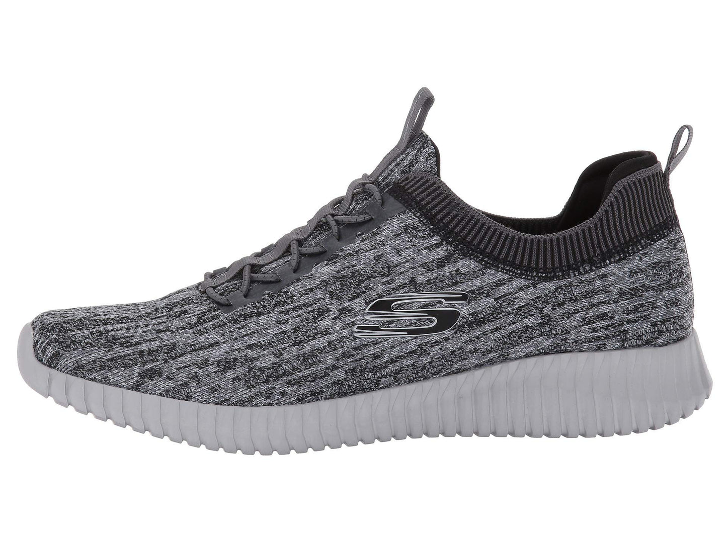Skechers Men's Elite Flex - Hartnell, Gray/Black, 10