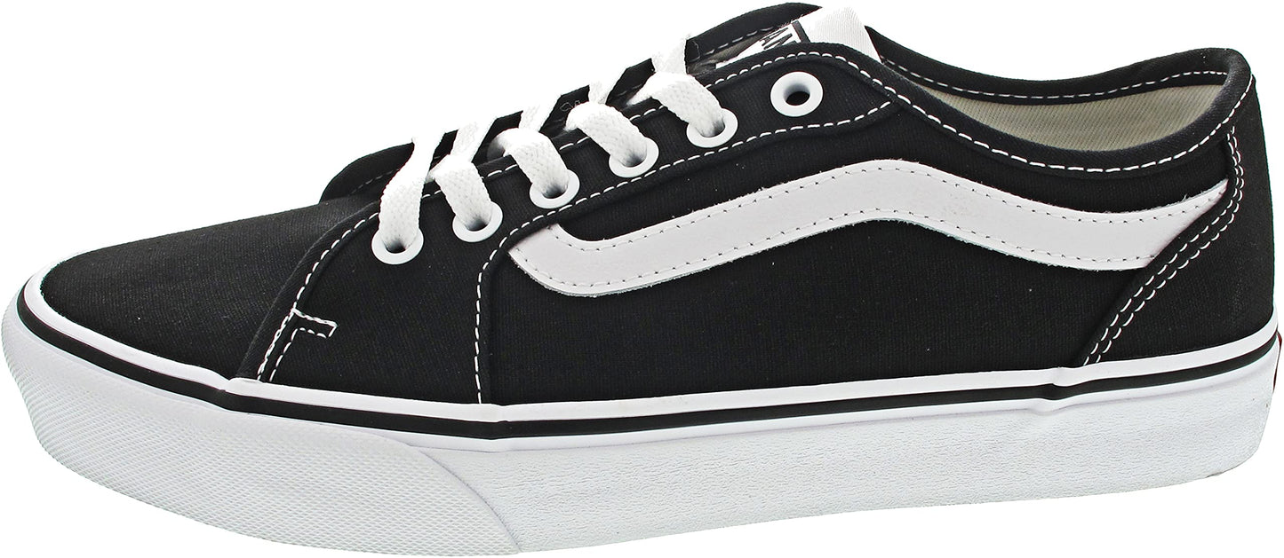 Vans Atwood Deluxe, Men Skateboarding Shoes, Canvas Black White, 43