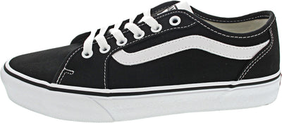 Vans Atwood Deluxe, Men Skateboarding Shoes, Canvas Black White, 43