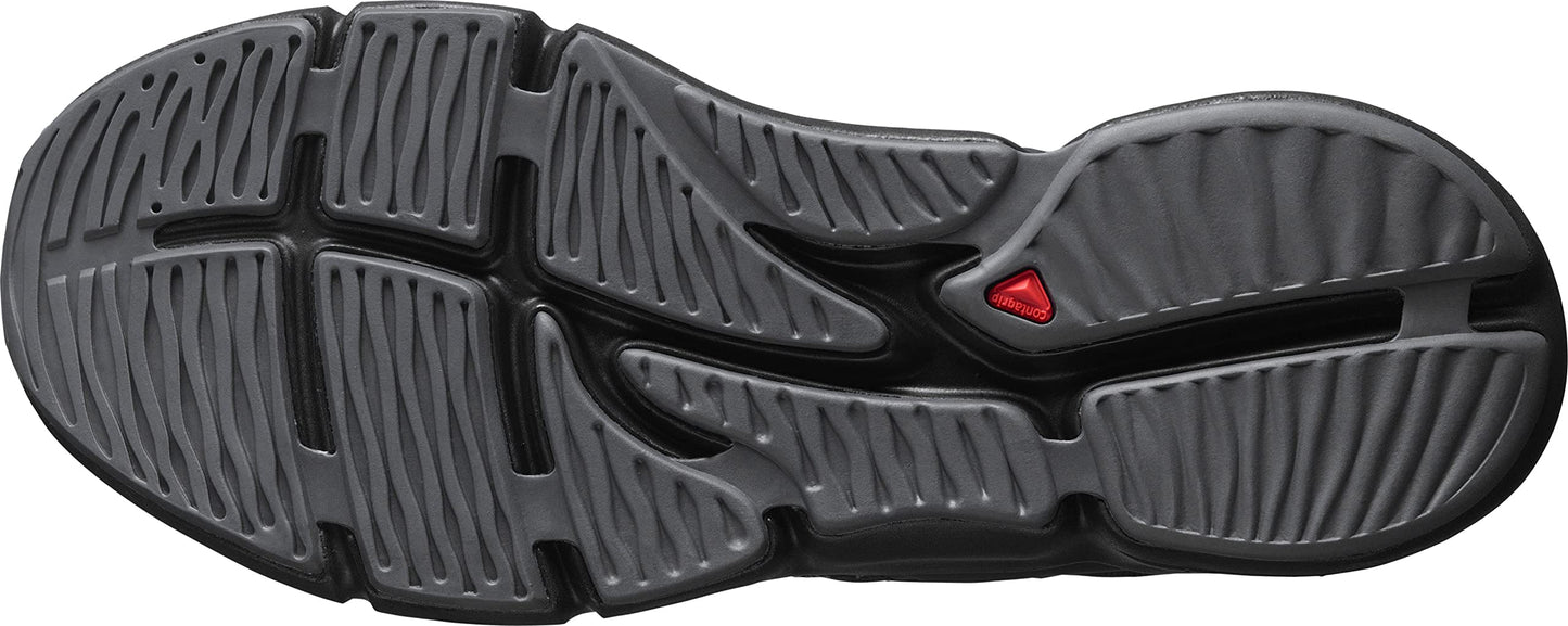 Salomon Men's Predict SOC 2 Running Shoes for Men, Magnet/Black/Quiet Shade, 11.5