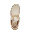 HEYDUDE Men's Wally-Coastline Jute Silver Size 10 | Men's Shoes | Men Slip-on Loafers | Comfortable & Light-Weight