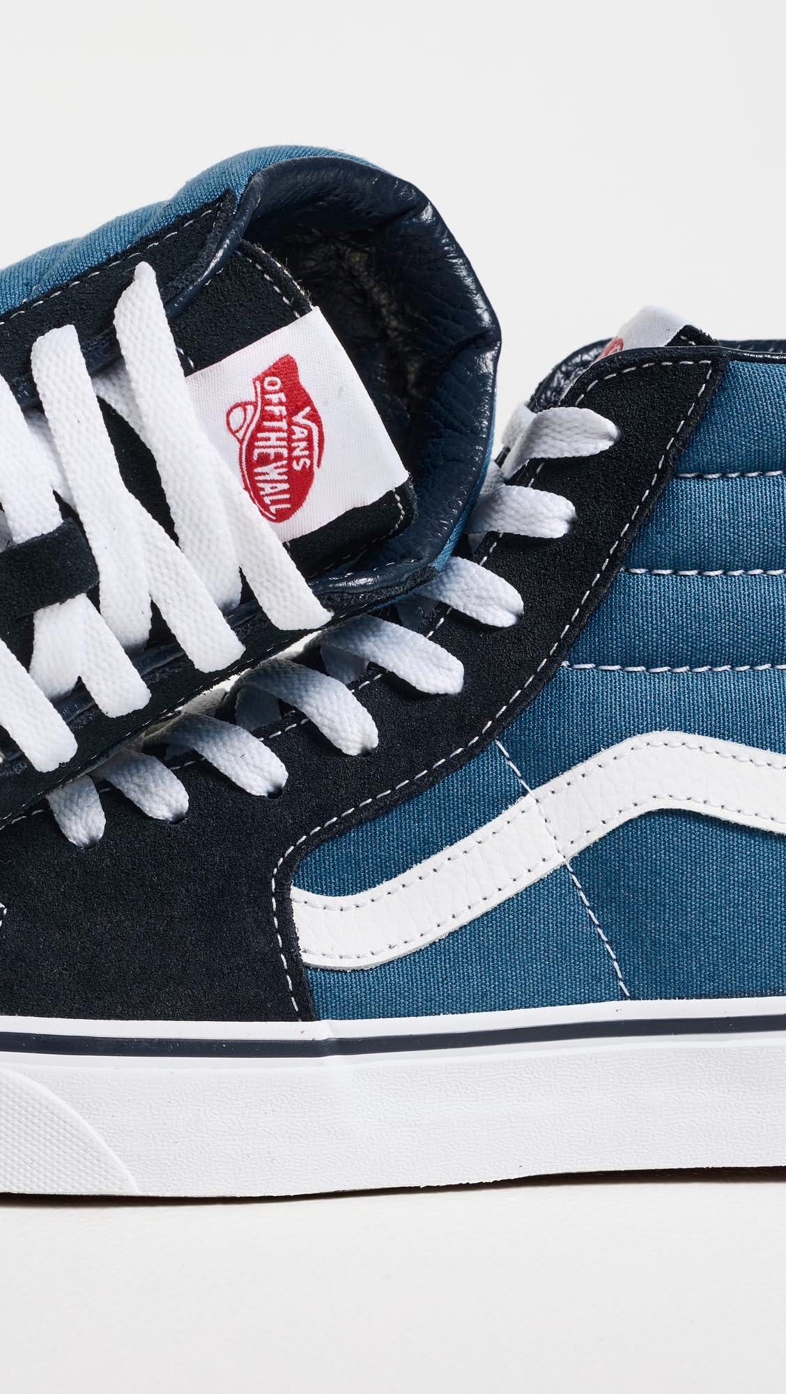 Vans U Sk8-Hi Unisex Sneakers, Navy, 9.5 US Women/8 US Men