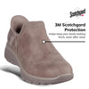 Skechers Women's Easy Going-Modern Hour-Hands Free Slip-Ins Ankle Boot, Taupe, 7 Wide