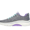 Skechers Performance Go Walk Arch Fit 20Vivid Sunset Womens Sneaker 75 BM US GreyLavender